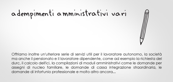 adempimenti amministrativi vari